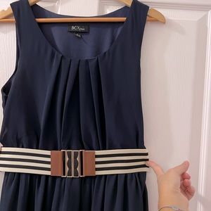 Dillard’s BCX Navy dress with belt Size Large